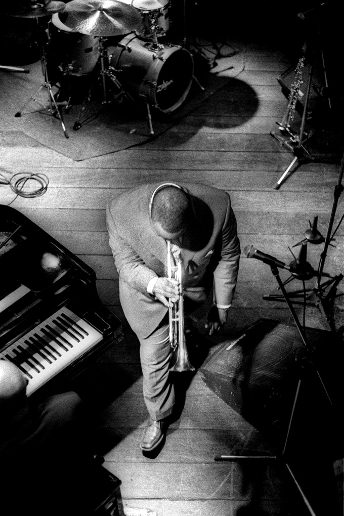 O trompetista Nicholas Payton se apresenta no Bourbon Street Music Club, em S "o Paulo, 2001.